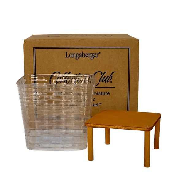 Longaberger 1999 J.W. Collection Miniature Mini Two-Pie Basket Combo - Picture 4 of 16